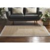 Chaldea Small Jute Rug With Cotton Grey Border