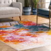 Urban 80x150cm Splash Rug In Multi-Colour