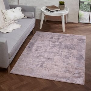 Arabella Haze 120x170cm Damask Pattern Rug In Grey