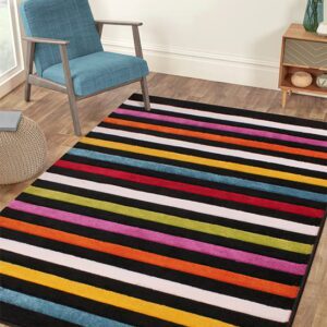 Spectra Carved 120x170cm Stilo Rug In Multi-Colour